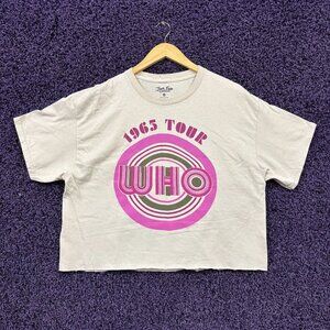 The Who 1965 My Generation Live Tour Rock Band Crop Top M